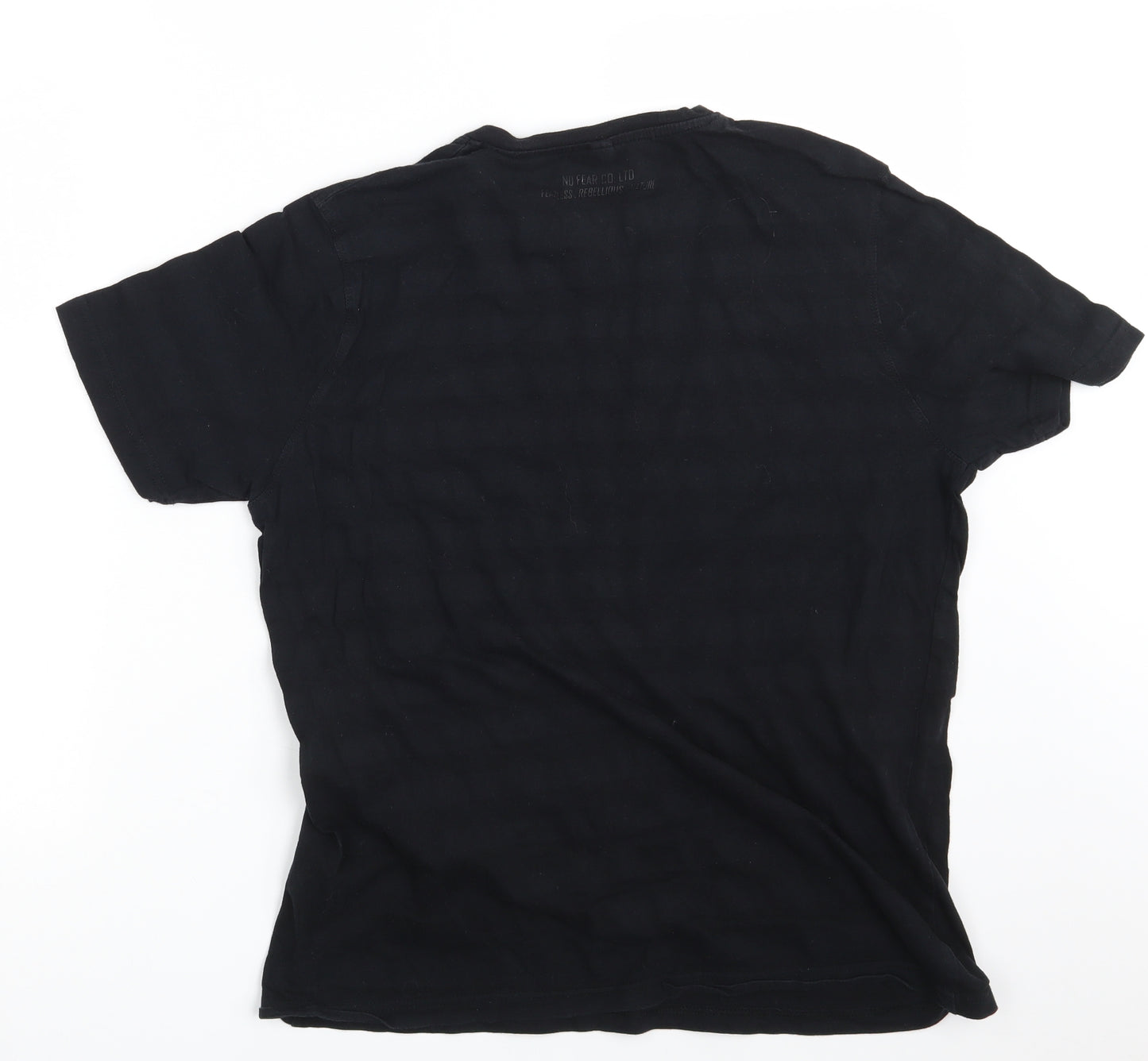 No Fear Mens Black    T-Shirt Size M