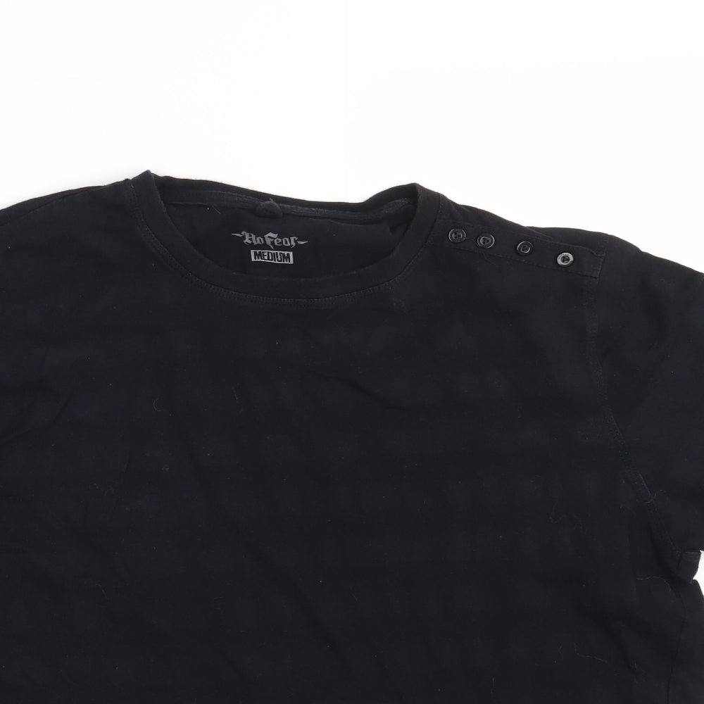 No Fear Mens Black    T-Shirt Size M