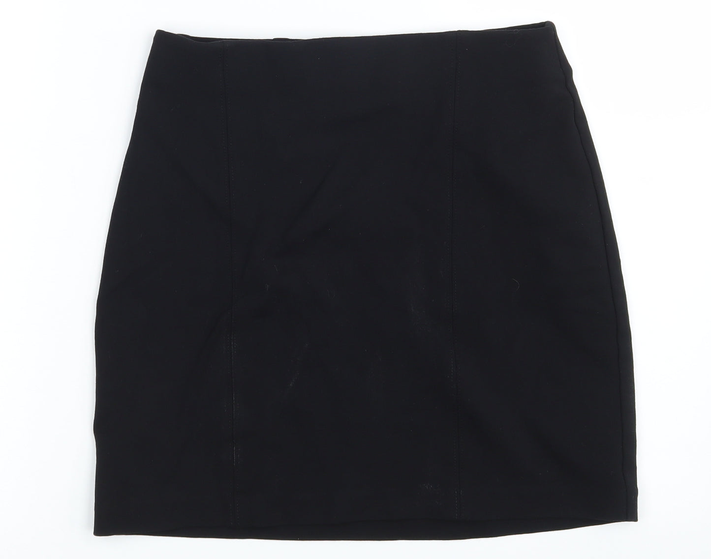 M&S Womens Black   Mini Skirt Size 8