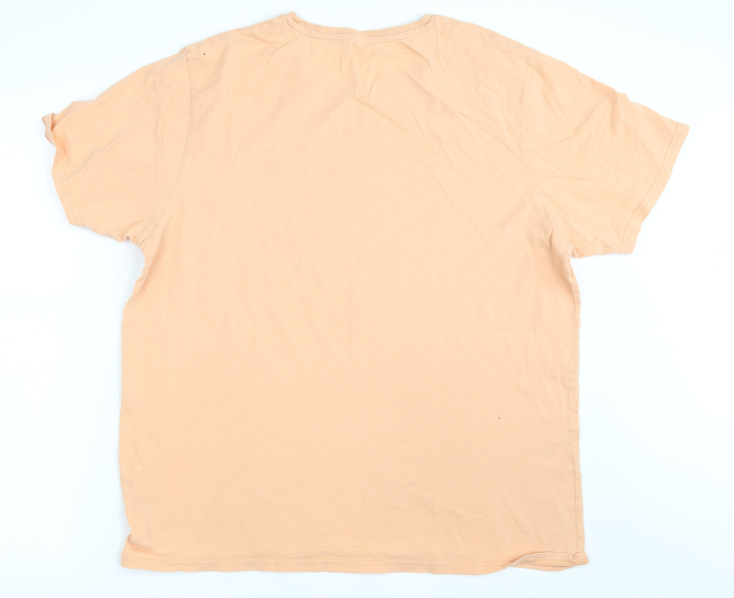M&S Mens Orange    T-Shirt Size XL  - Lounge Wear
