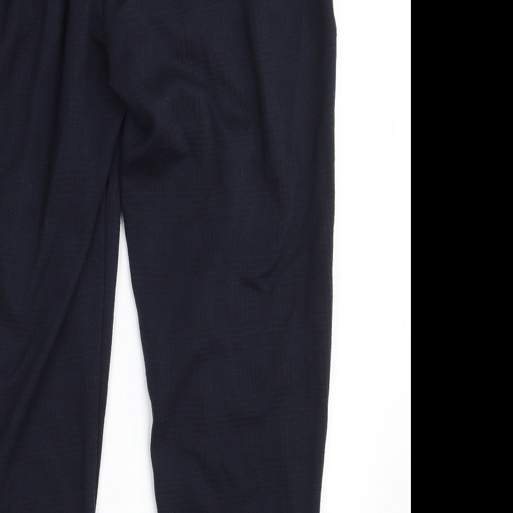 M&S Womens Blue   Dress Pants Trousers Size 12 L26 in