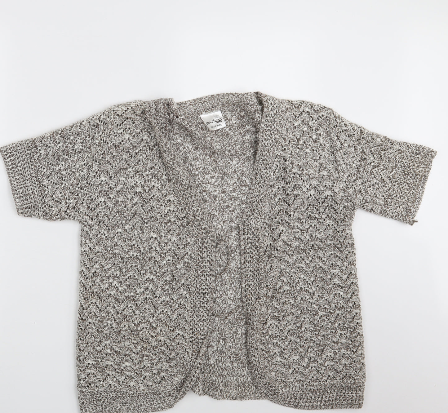 Pulse Womens Beige   Wrap Jumper Size M