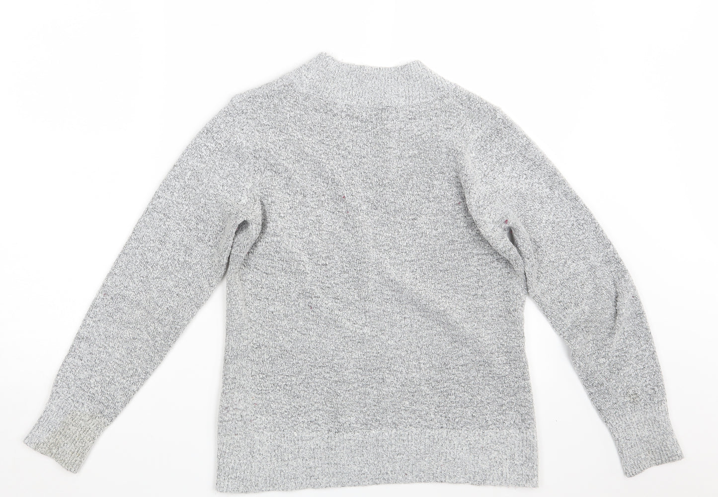 M&Co. Womens Grey  Knit Pullover Jumper Size S