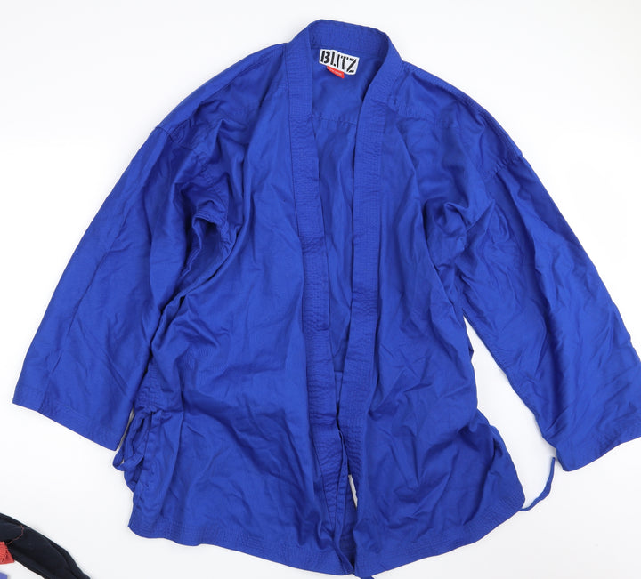 Blitz Boys Blue   Basic Dress Shirt Size 16 Years  - Karate- Martial Arts