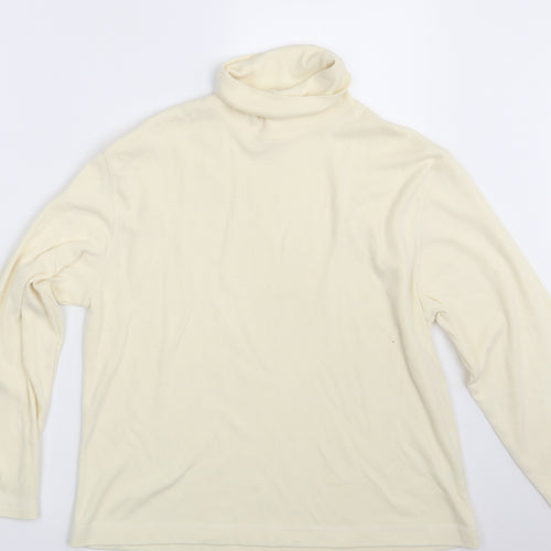 Preworn Mens Ivory   Pullover Sweatshirt One Size