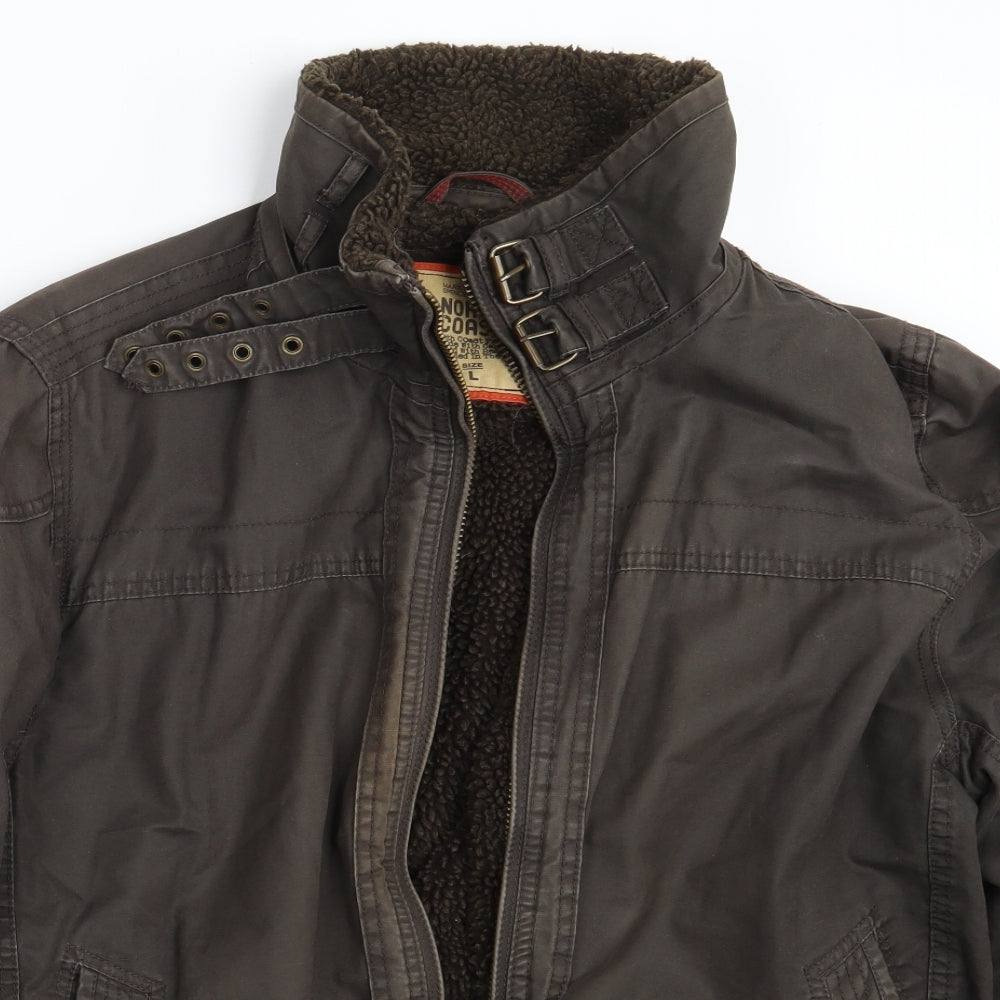 North Coast Mens Brown   Jacket  Size L