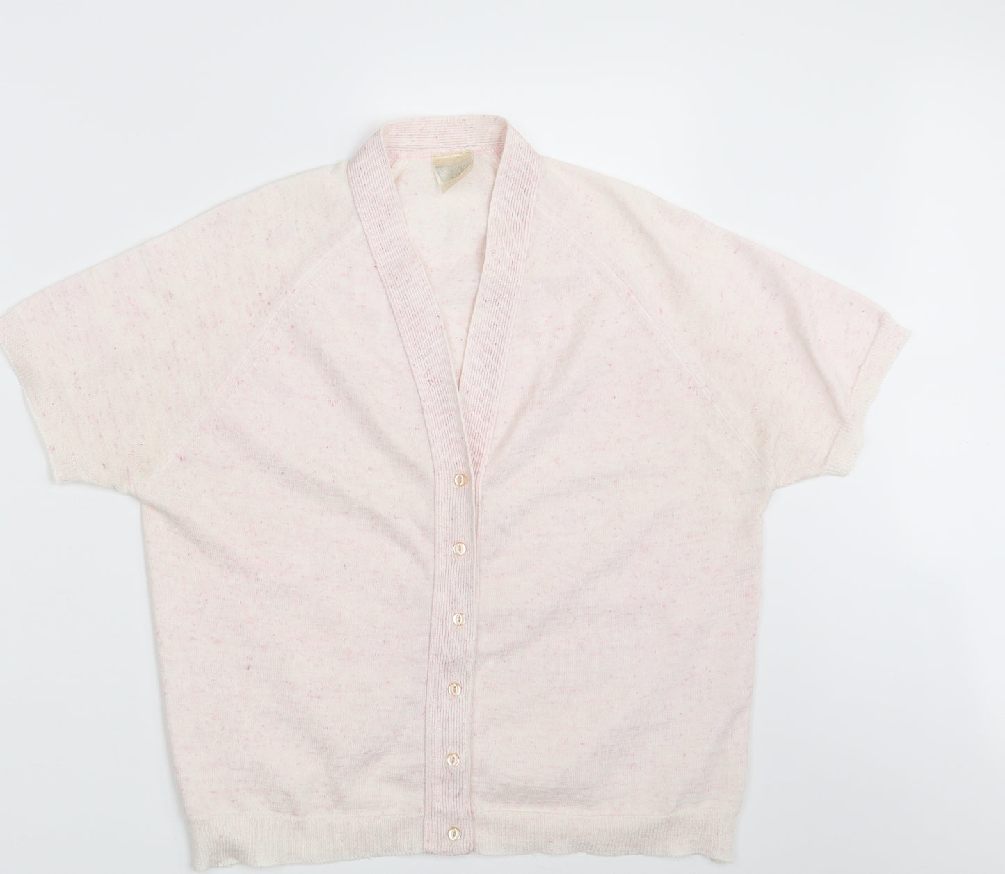 Preworn Womens Pink   Cardigan Jumper One Size