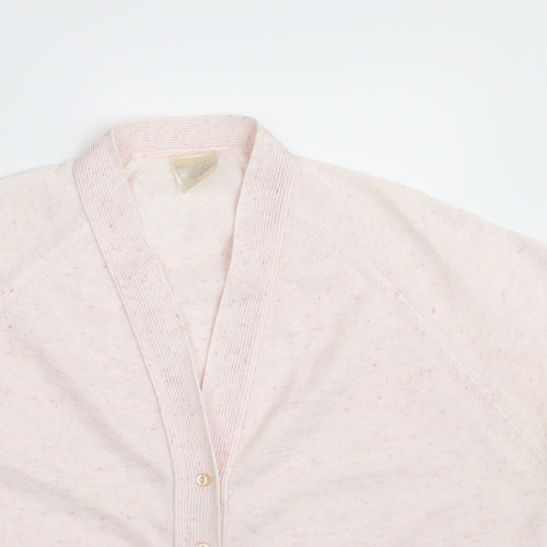 Preworn Womens Pink   Cardigan Jumper One Size