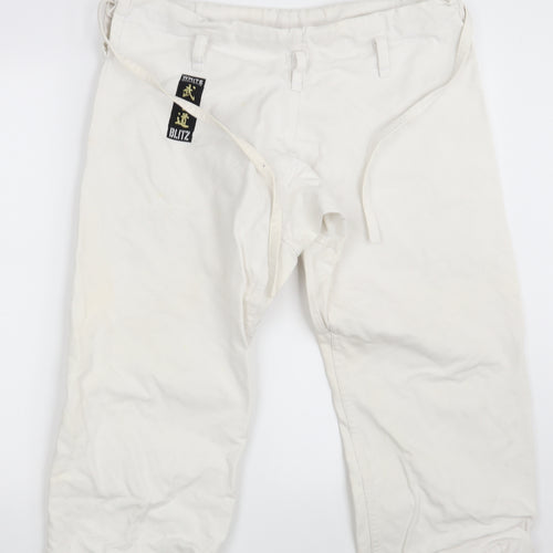 Blitz Boys White   Dress Pants Trousers Size 14-15 Years - Karate- Martial Arts