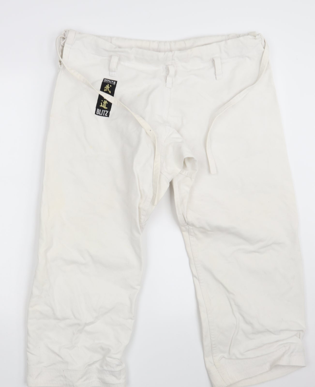 Blitz Boys White   Dress Pants Trousers Size 14-15 Years - Karate- Martial Arts