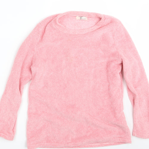 Primark Womens Pink  Knit Pullover Jumper Size 10  - Lounge Wear