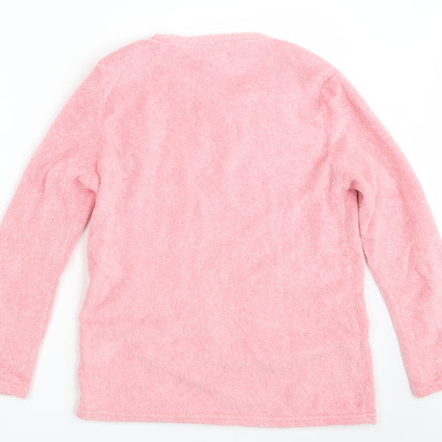 Primark Womens Pink  Knit Pullover Jumper Size 10  - Lounge Wear