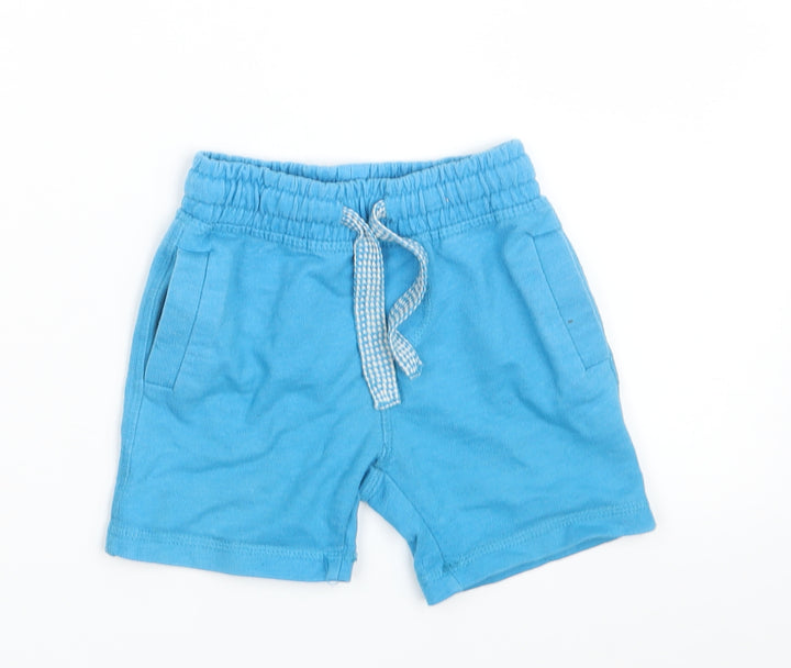 F&F Baby Blue   Sweatpants Trousers Size 12-18 Months  - Waist 16in; Inside  leg 3in