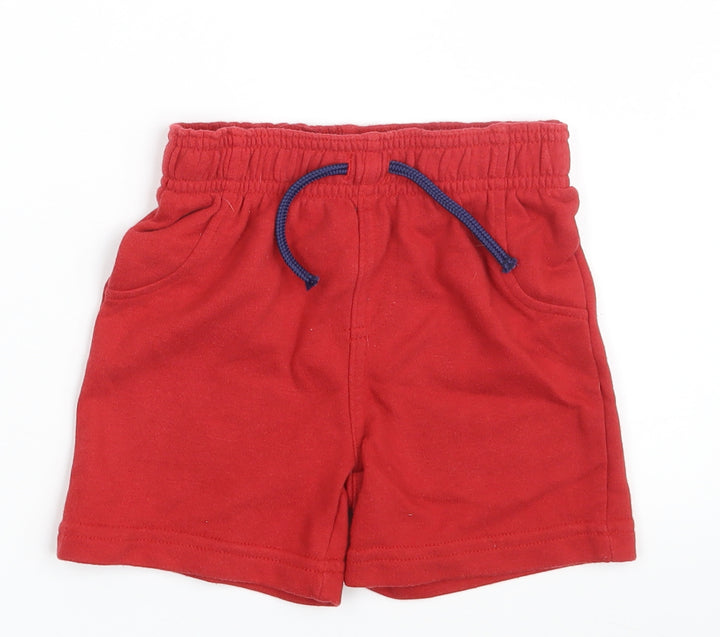 Primark Baby Red Sweatpants Trousers Size 12-18 Months - Waist 18in; Inside leg 3in