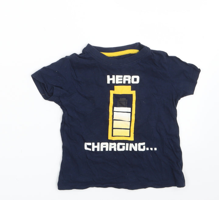 Pep & Co. Boys Blue   Basic T-Shirt Size 24 Months