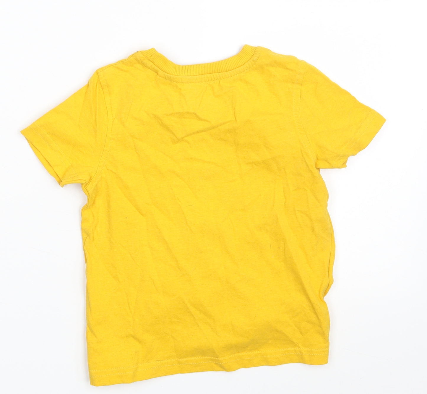 George Boys Yellow   Basic T-Shirt Size 18-24 Months