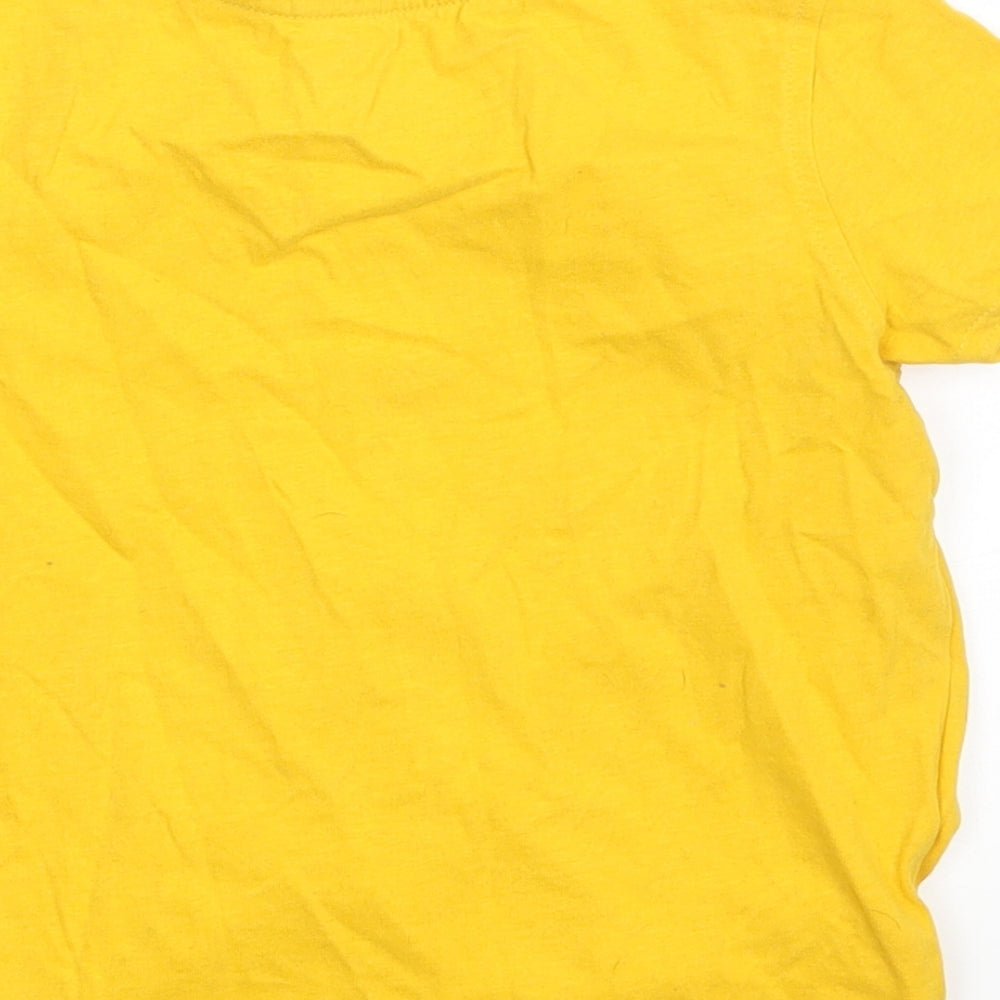 George Boys Yellow   Basic T-Shirt Size 18-24 Months