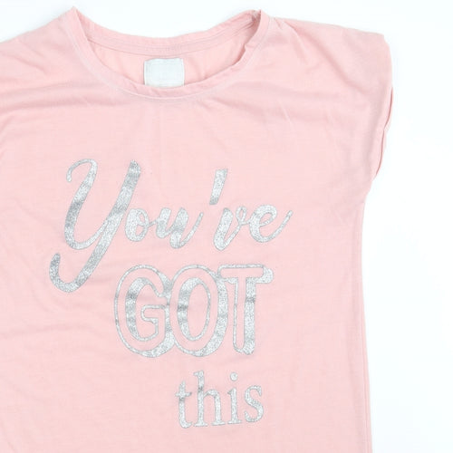 Matalan Womens Pink   Basic T-Shirt Size 8