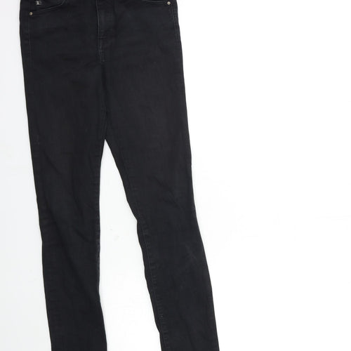 H&M Womens Black  Denim Skinny Jeans Size 30 in L29 in