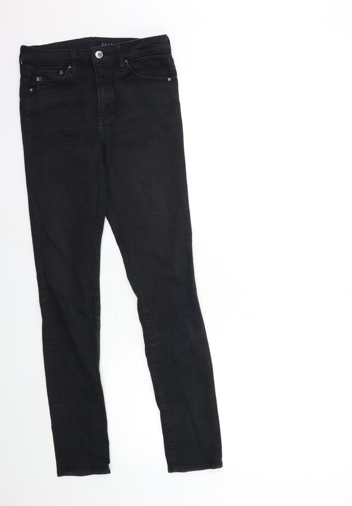 H&M Womens Black  Denim Skinny Jeans Size 30 in L29 in