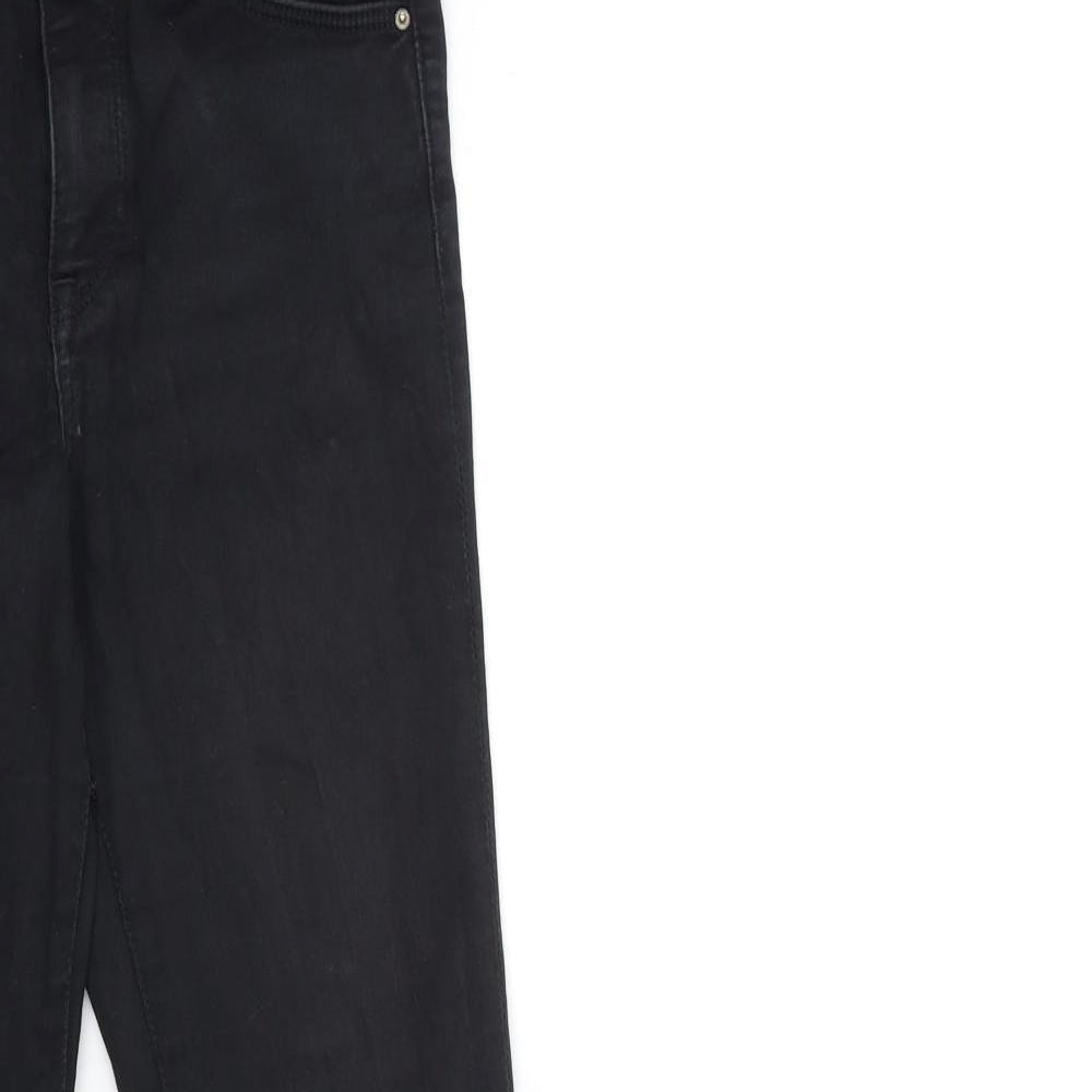 H&M Womens Black  Denim Skinny Jeans Size 30 in L29 in