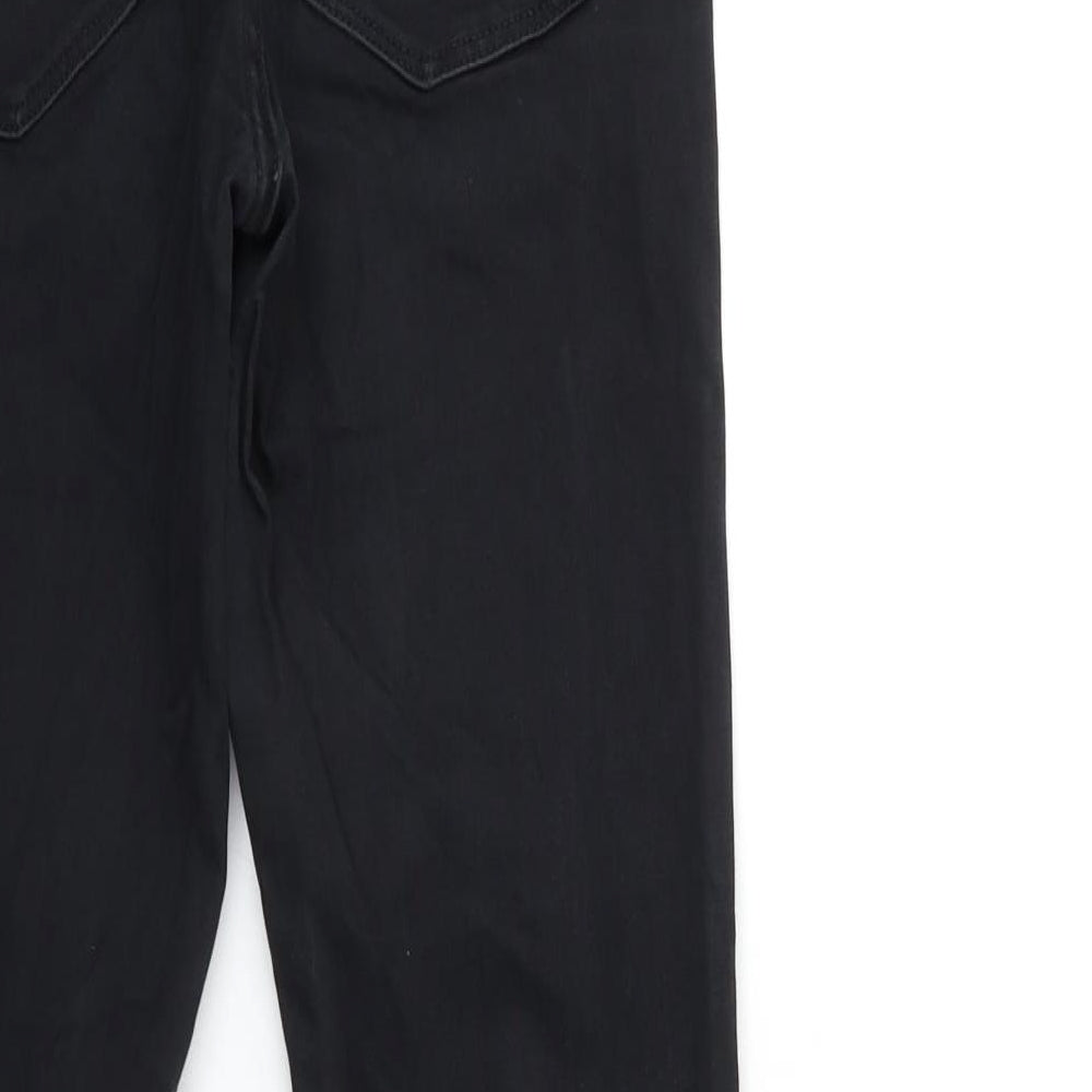 H&M Womens Black  Denim Skinny Jeans Size 30 in L29 in