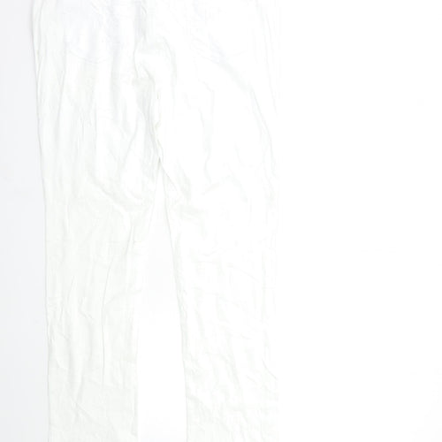 miss cherry Womens White  Denim Straight Jeans Size 38 in L30 in