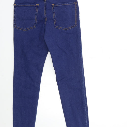 Denim & Co. Womens Blue  Denim Skinny Jeans Size 8 L27 in