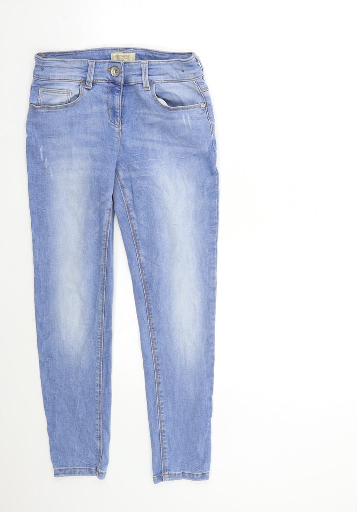 NEXT Girls Blue Denim Skinny Jeans Size 12 Years