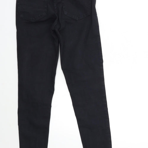 Topshop Womens Black  Denim Skinny Jeans Size 28 in L32 in