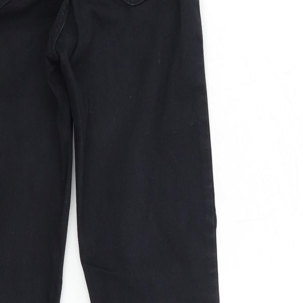 Topshop Womens Black  Denim Skinny Jeans Size 28 in L32 in