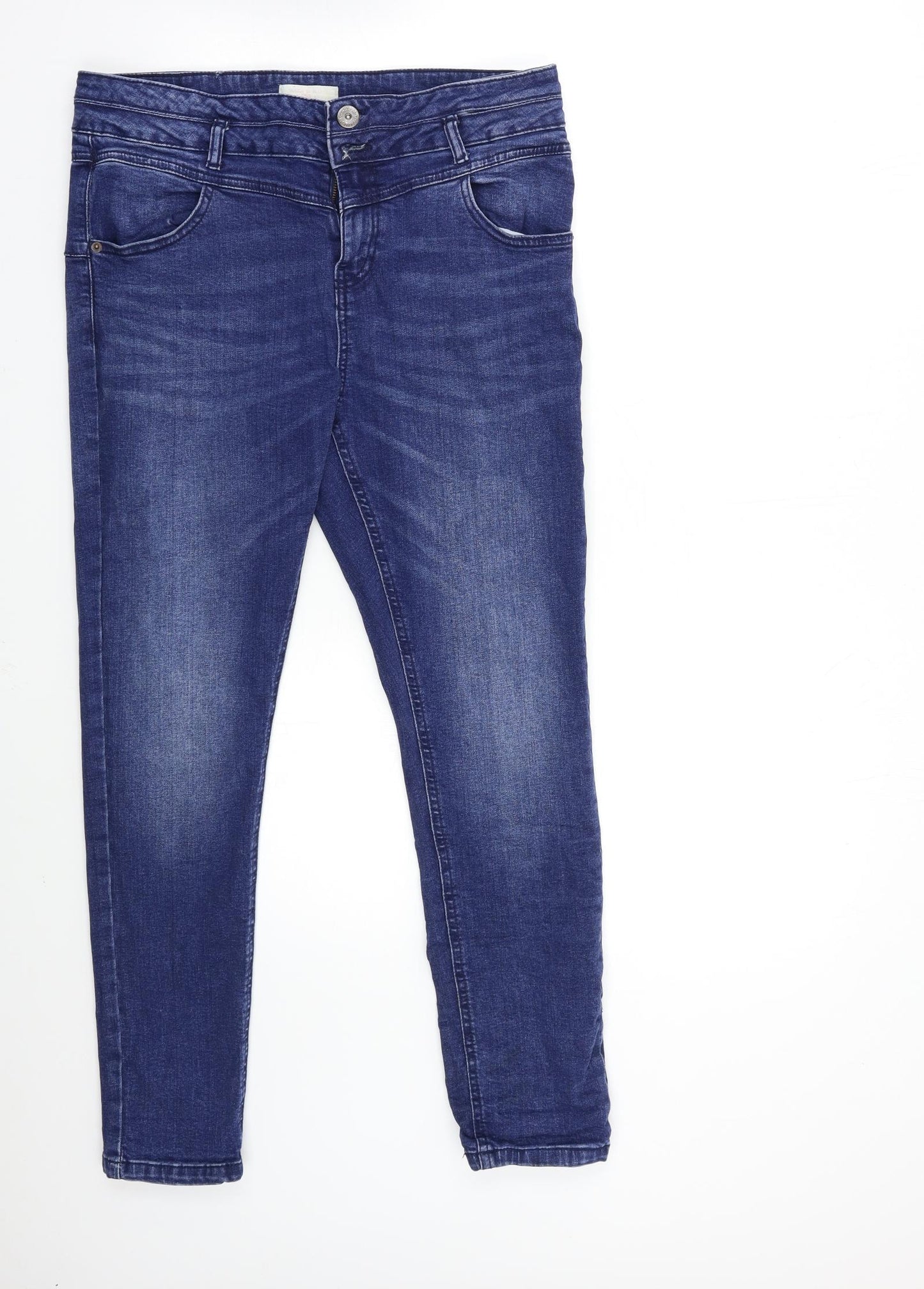 M-17 Womens Blue  Denim Skinny Jeans Size 34 in L29 in