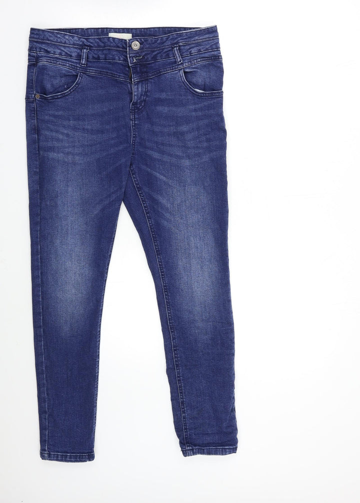 M-17 Womens Blue  Denim Skinny Jeans Size 34 in L29 in