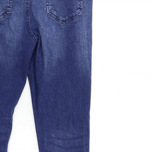 M-17 Womens Blue  Denim Skinny Jeans Size 34 in L29 in