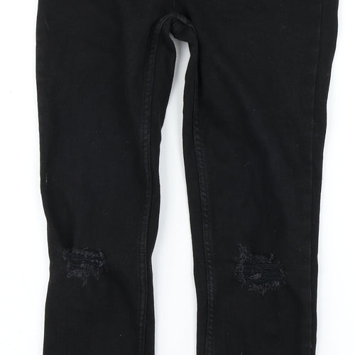 New Look Womens Black  Denim Skinny Jeans Size 10 L25 in