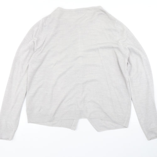Classic Womens Grey  Knit Cardigan Jumper Size 18