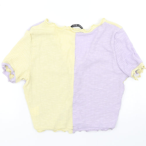 SheIn Womens Purple  Knit Cardigan Jumper Size XS