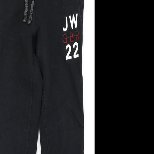 Jack Wills Womens Black   Jogger Trousers Size 6 L25 in