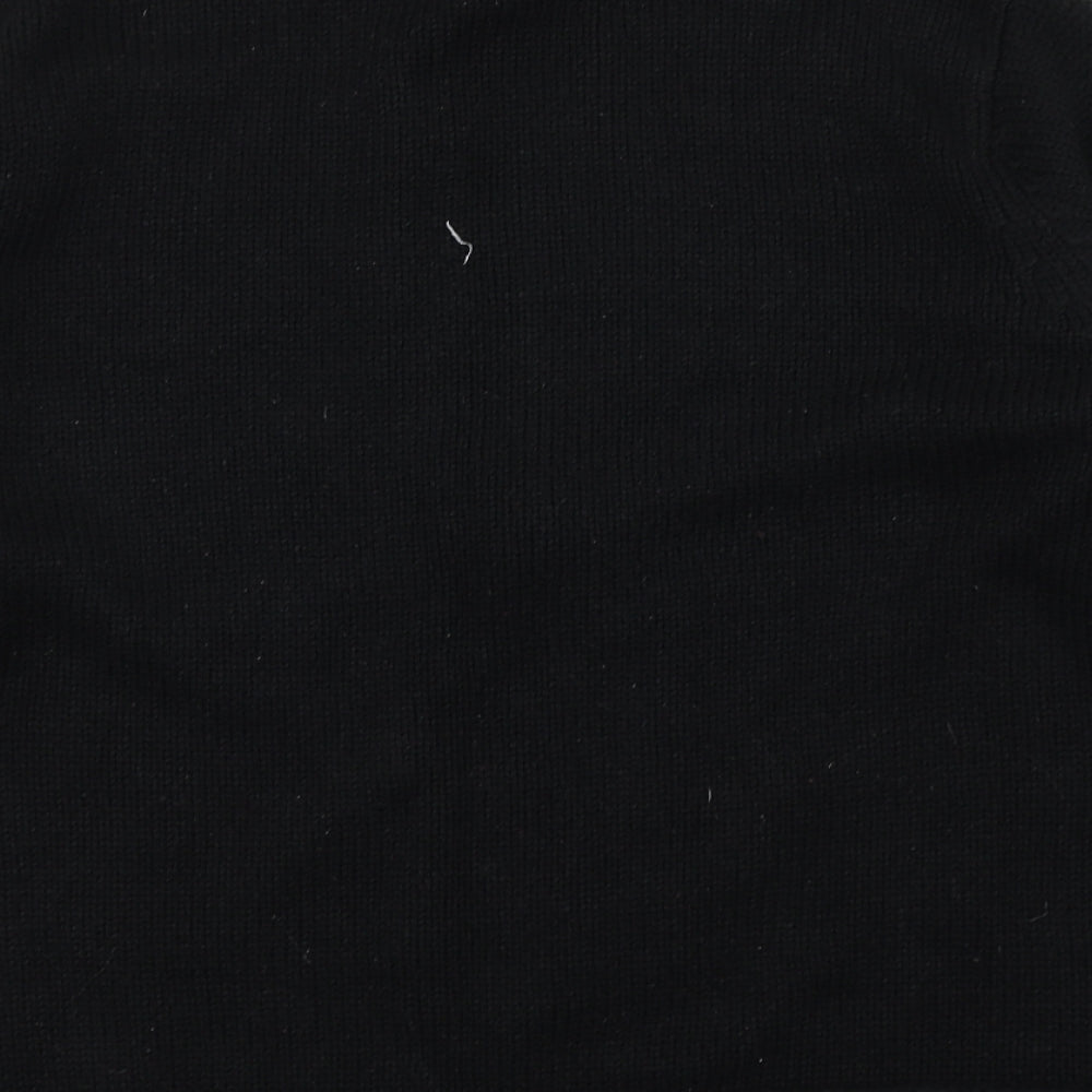 George Mens Black  Knit Cardigan Jumper Size M