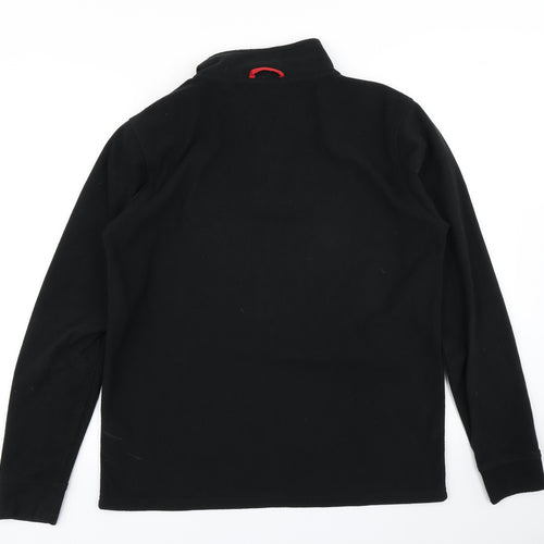 Finden Hales Mens Black  Fleece Pullover Sweatshirt Size M