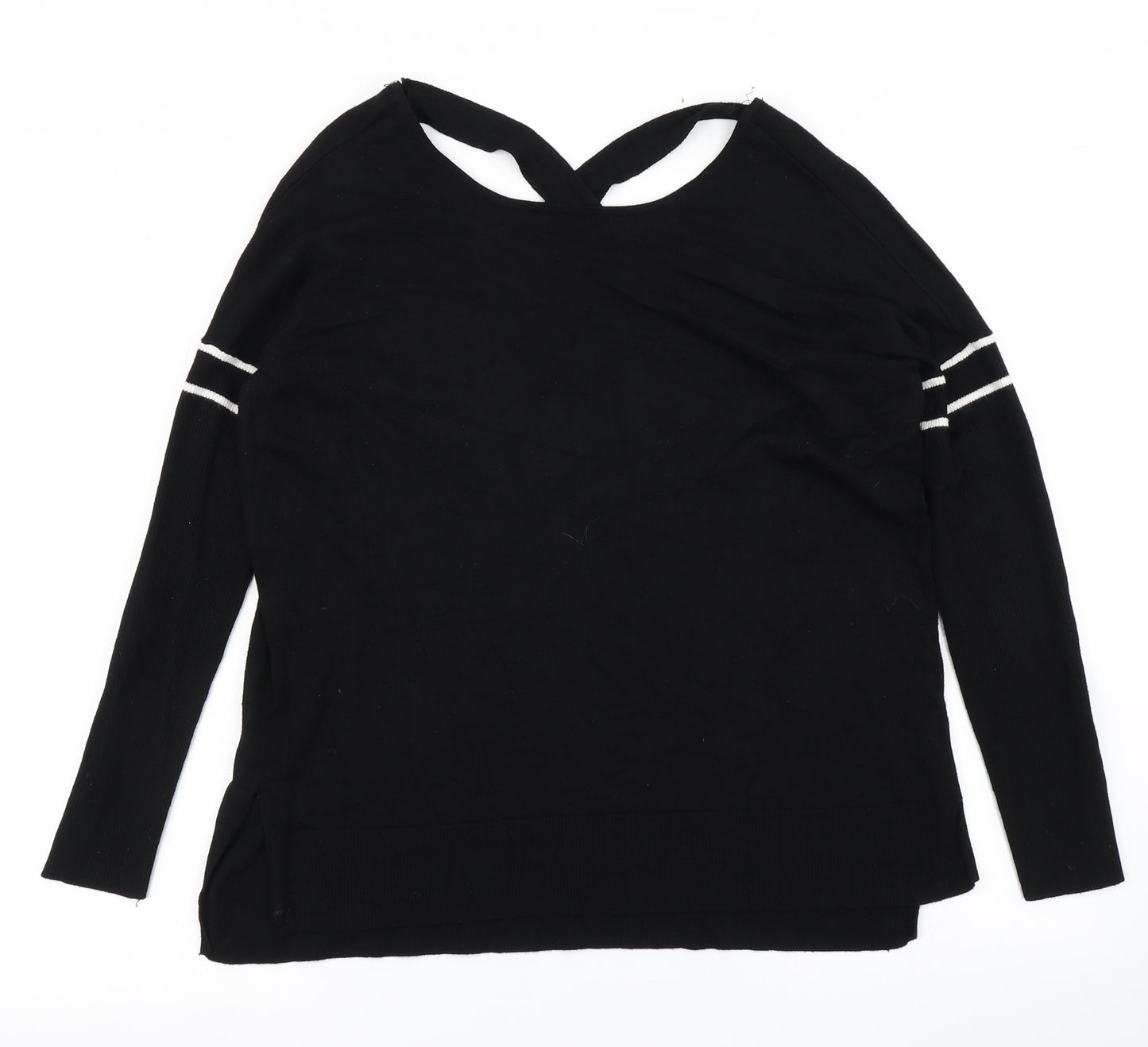 Nine Womens Black  Knit Pullover Jumper Size 10
