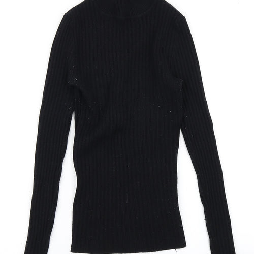 Primark Womens Black  Knit Pullover Jumper Size 12