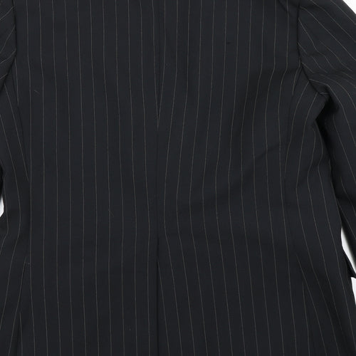Jackson King Mens Black Striped  Jacket Blazer Size 44