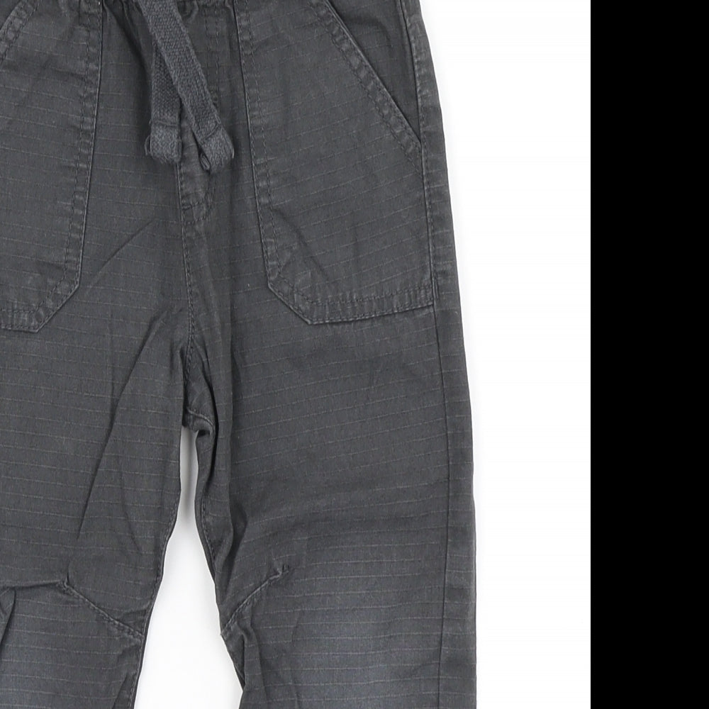 F&F Boys Grey   Cargo Trousers Size 3-4 Years