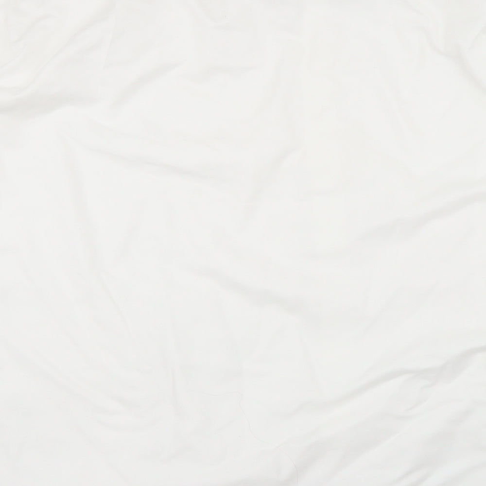 t m jewin Mens White    Dress Shirt Size 38