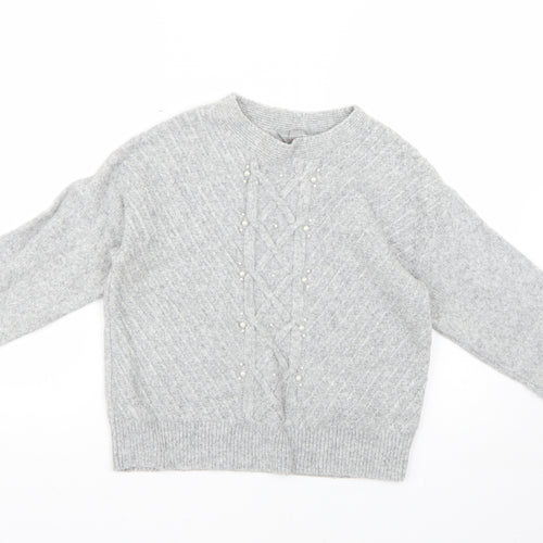 Dorothy Perkins Womens Grey   Pullover Jumper Size 12