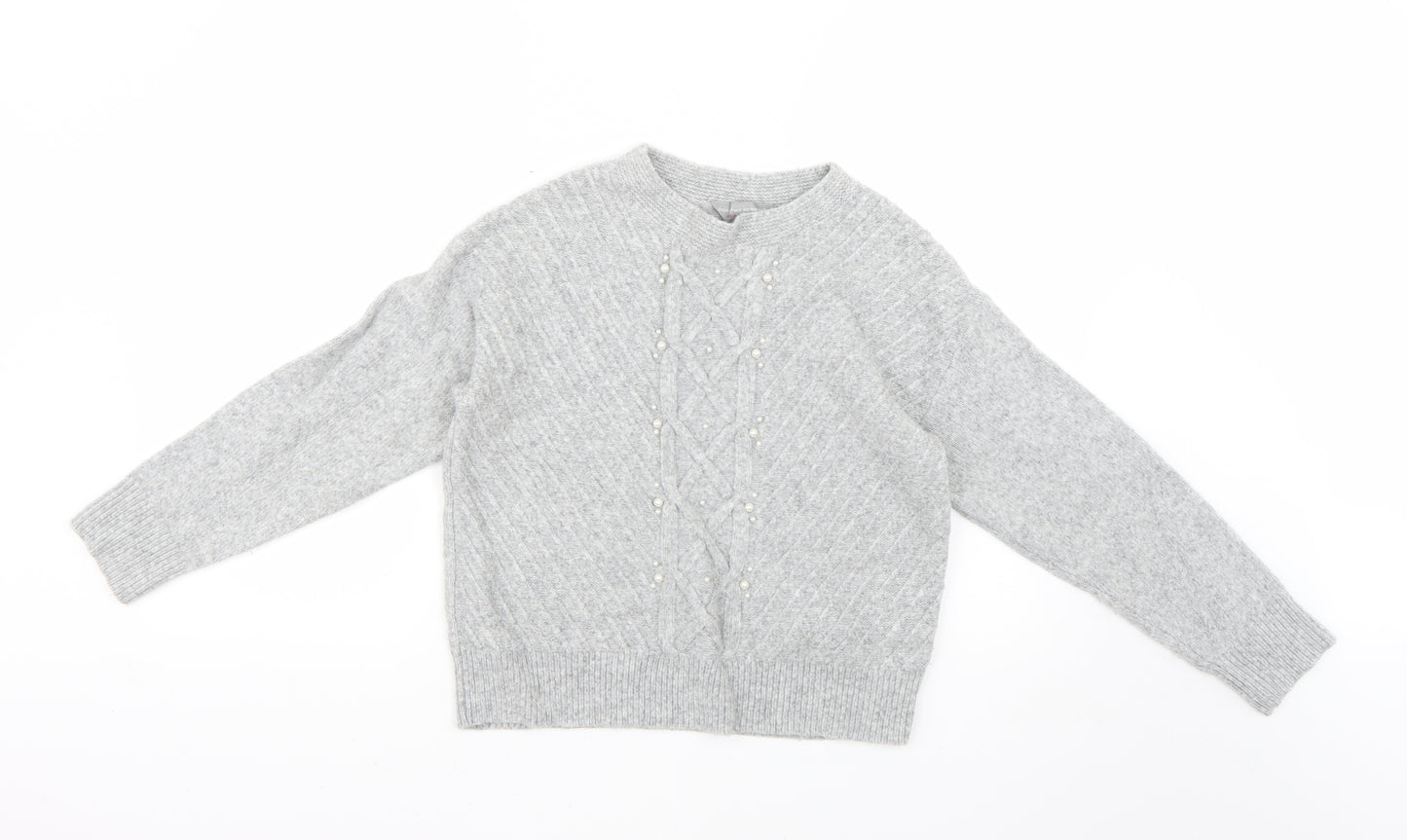 Dorothy Perkins Womens Grey   Pullover Jumper Size 12