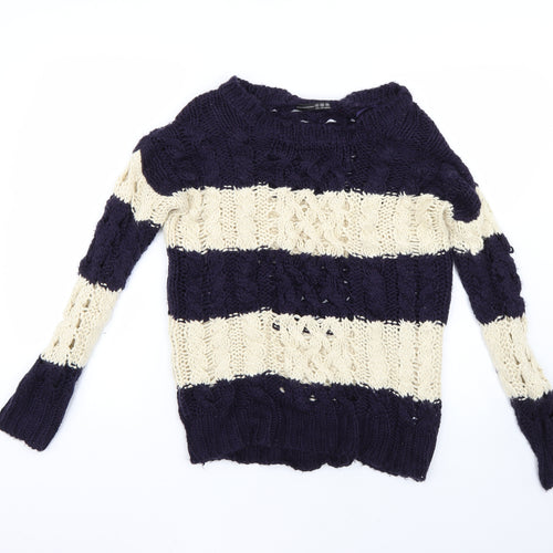 Atmosphere Womens Multicoloured Striped  Pullover Jumper Size 10