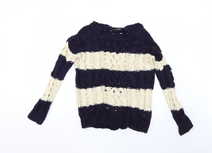 Atmosphere Womens Multicoloured Striped  Pullover Jumper Size 10