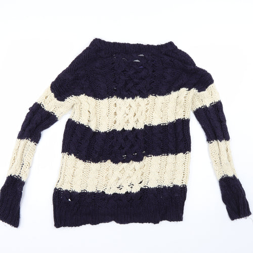 Atmosphere Womens Multicoloured Striped  Pullover Jumper Size 10